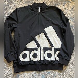 Adidas windbreaker logo jacket